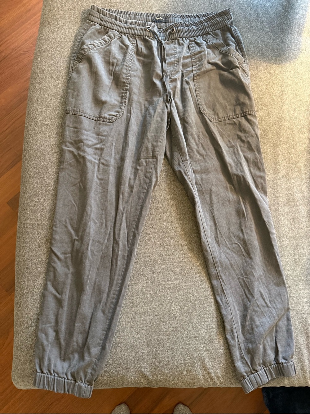 Women’s Casual Drawstring Pants - Gray